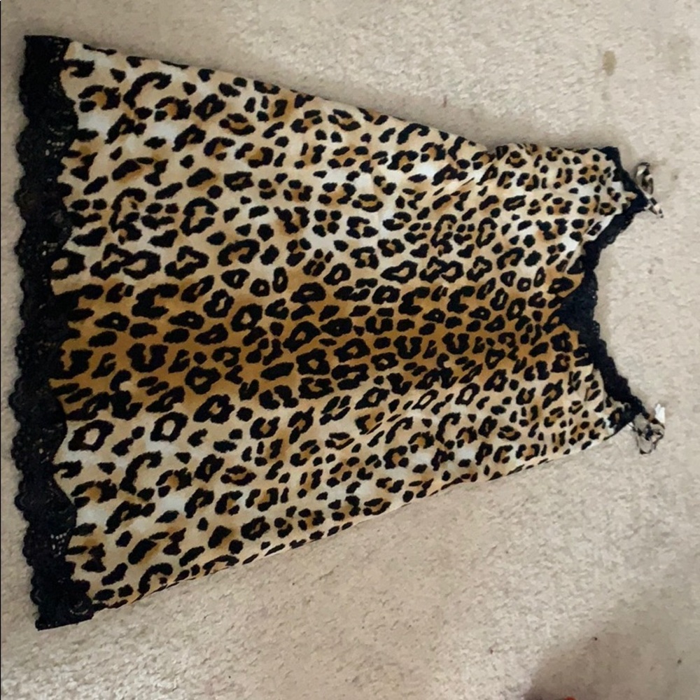Cheetah Print Mini Dress